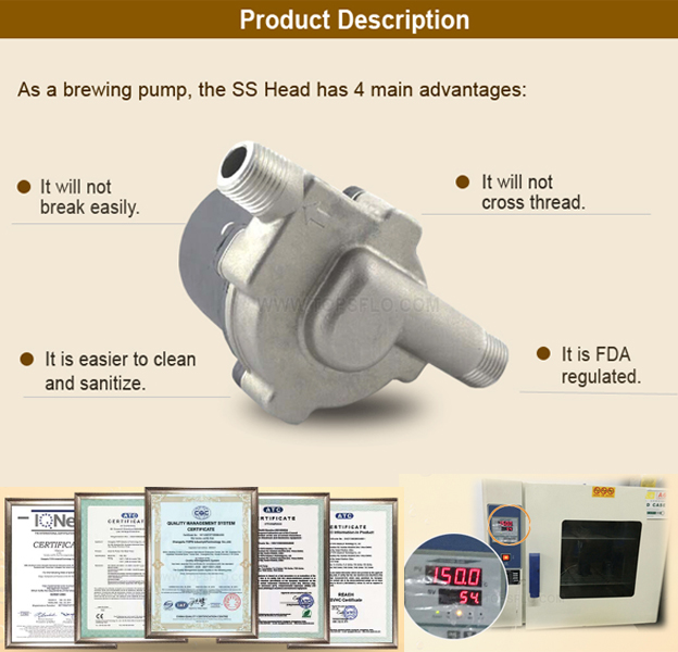 Home Beer Brewing pump, hot water circulation pump