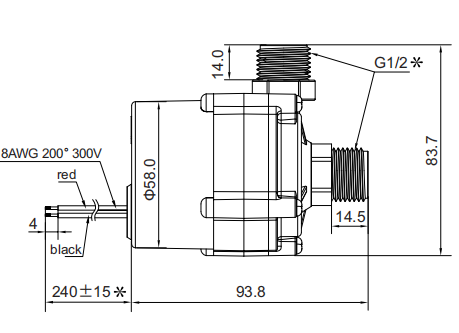 high pressure brushless dc 24v water pump