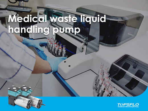 Technical Analysis and Systemic Advantages of TOPSFLO Diaphragm Pump in Medical IVD Waste Liquid Treatment