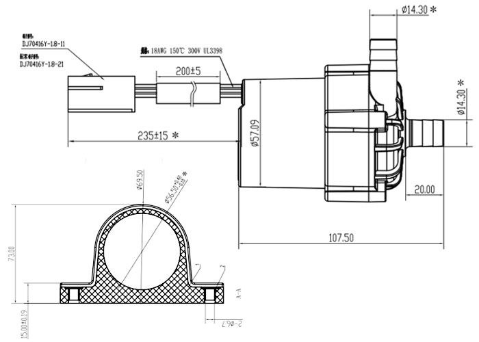 High Pressure Water Cooling Pump TA60E