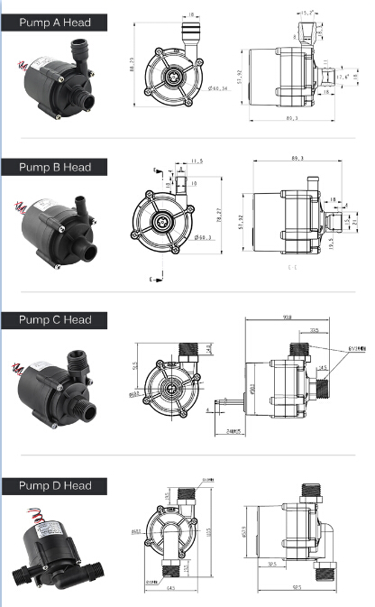 Mini Brushless DC Centrifugal Pump