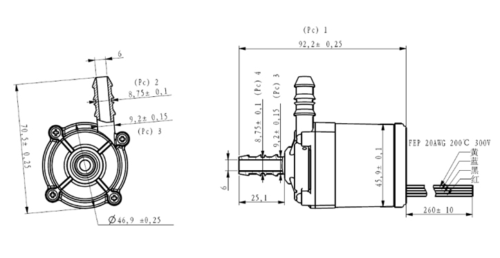 TESLA Solar Inverter Cooling pump 