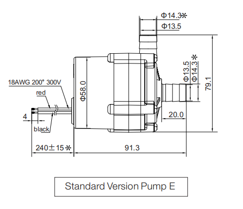 medical water pump c01e