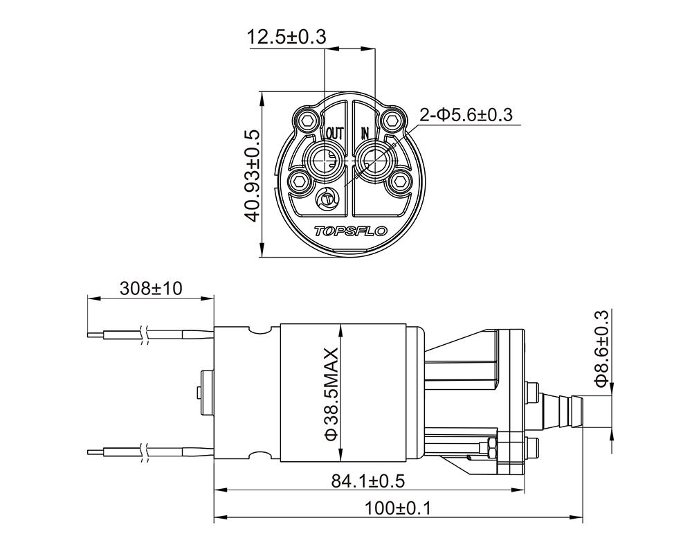 Automatic Commercial Coffee Machine Milk Pump 24V 