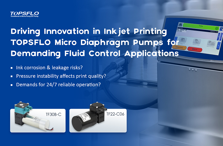 Micro Diaphragm Pump for Inkjet Printing 