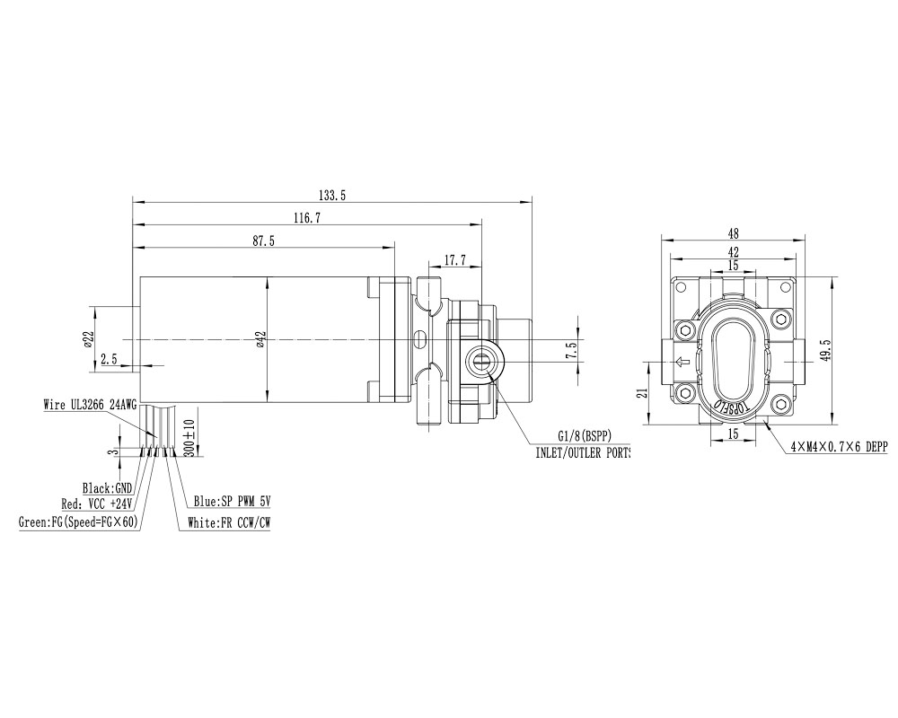 TG-06 High Pressure Coffee Milk Frother Pump
