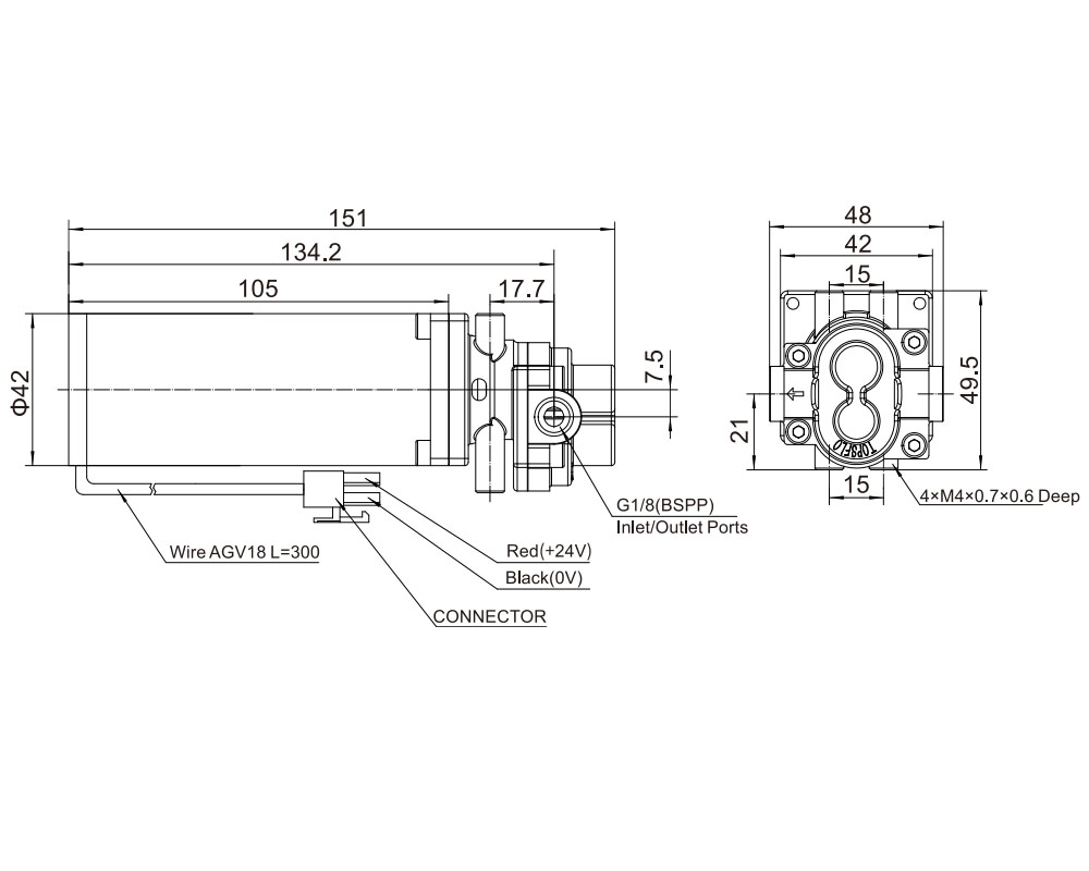 High Pressure Gear Milk Pump,Beverage Dispensing Pump TG-06